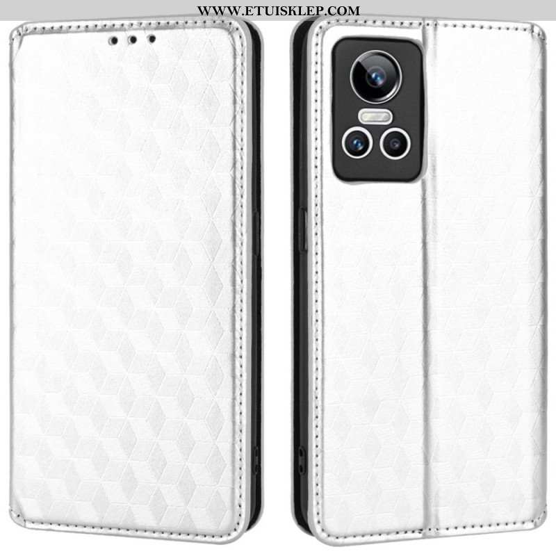Etui Na Telefon do Realme GT Neo 3 Etui Folio Wzory W Kratkę
